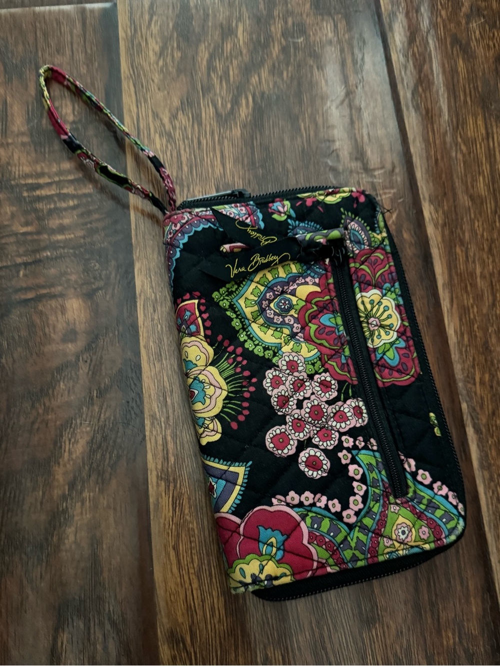 Vera Bradley Symphony in Hue Wristlet 2007 Retired Pattern